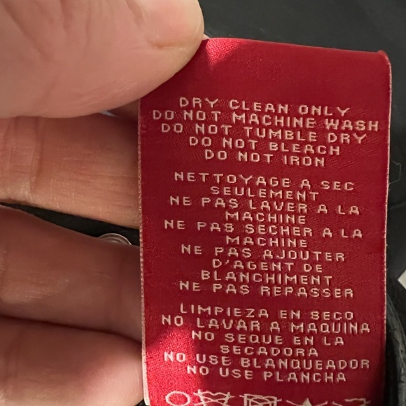 philanthropy xs Freja black faux leather overalls wide leg elastic end punk‌‌ - Picture 12 of 16